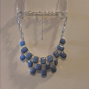 Light Blue Statement Necklace
